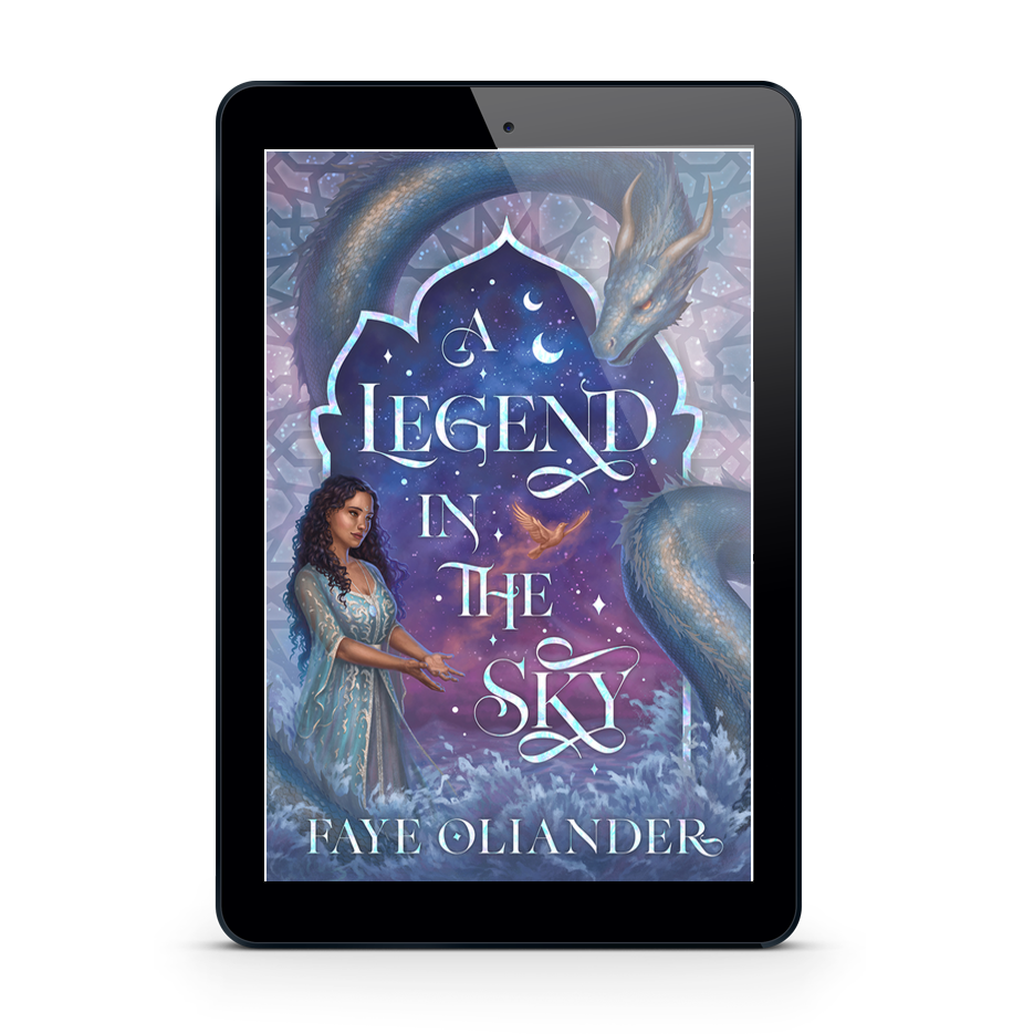 Fantasy book cover with dragon and black woman